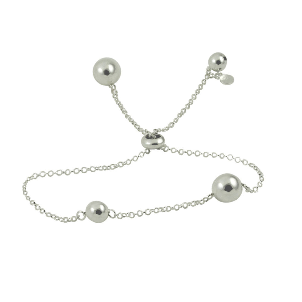 Sterling Silver Bolo Bracelet
