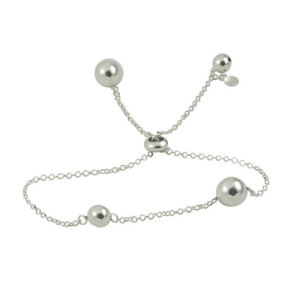 Sterling Silver Bolo Bracelet