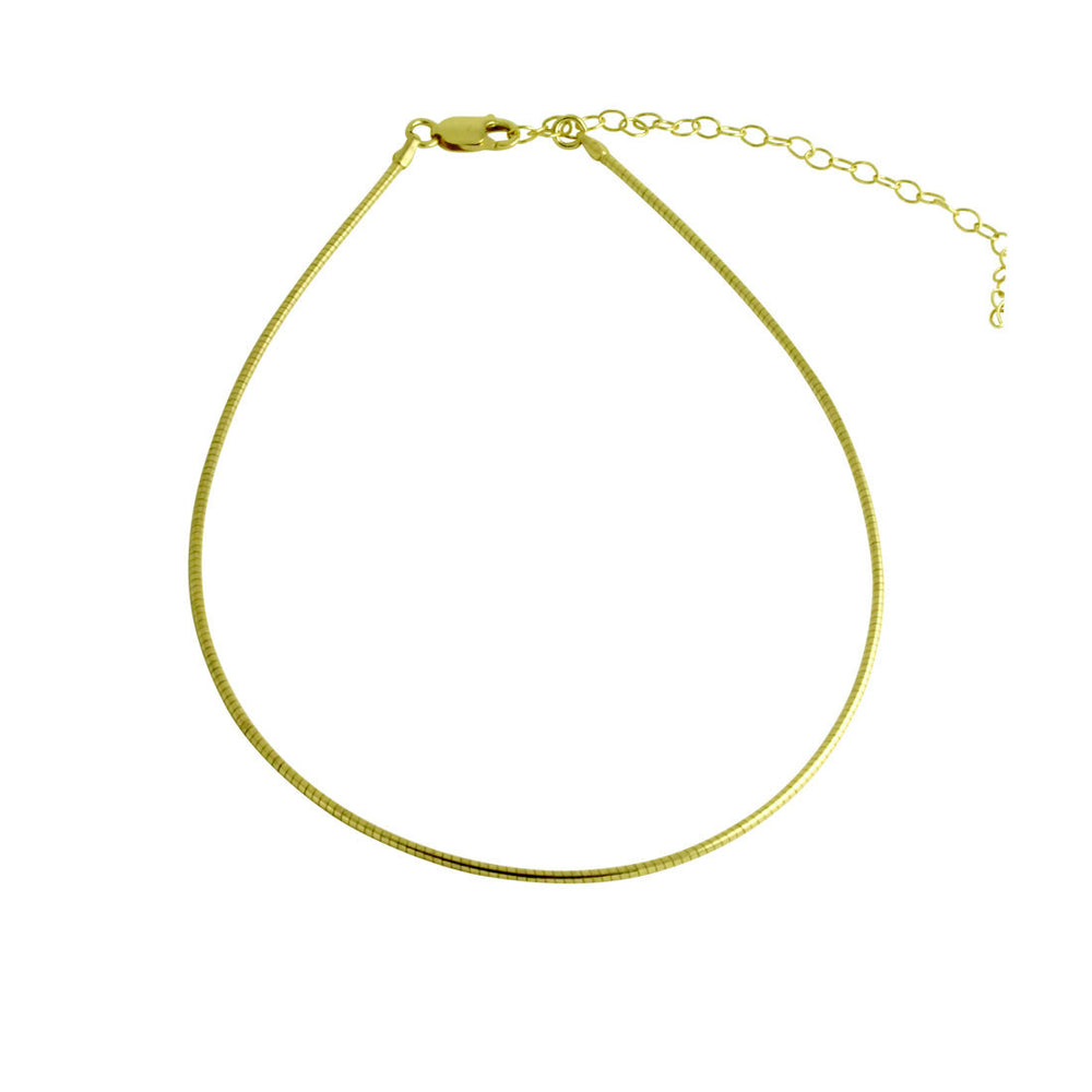 "Omega" Cord Choker Necklace