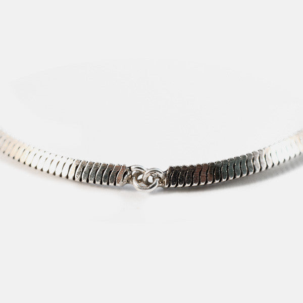 Oxidized Sterling Silver Bar Bracelet