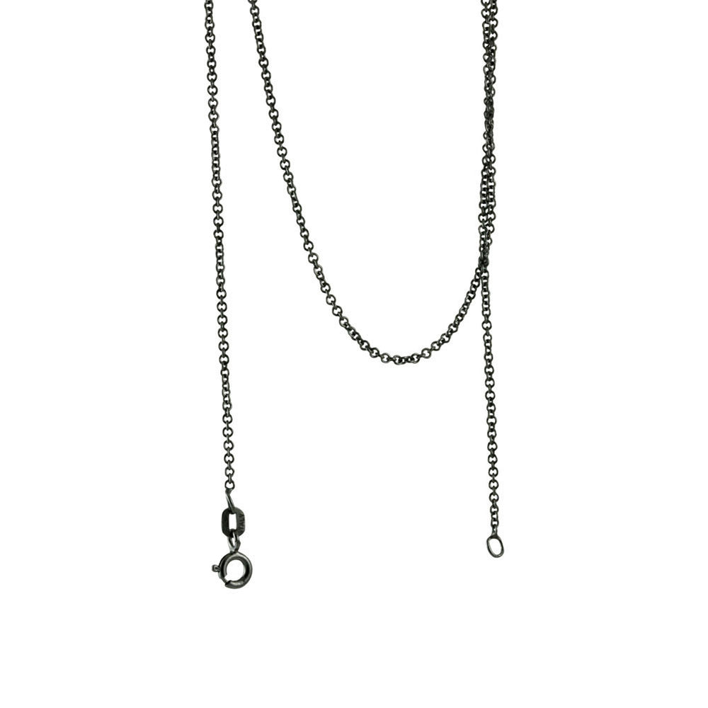 apop Black Silver Chain