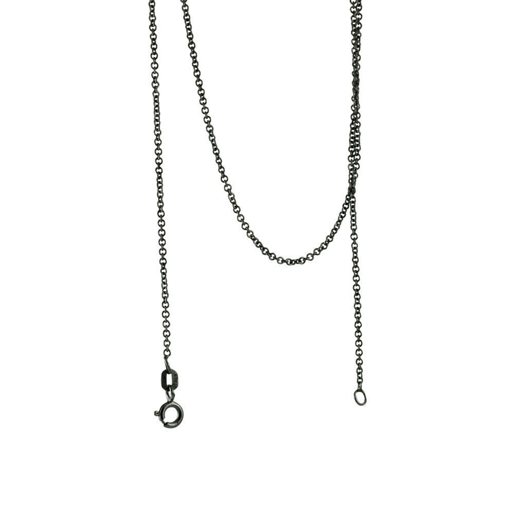 apop Black Silver Chain