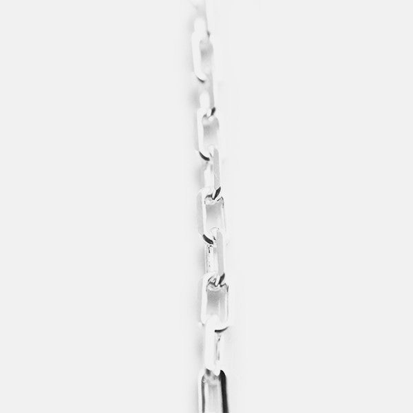 Sterling Silver Anchor Link Long Chain Necklace 30 inch