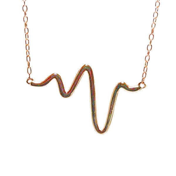 Rosy "Heartbeat" Bracelet 7 inch