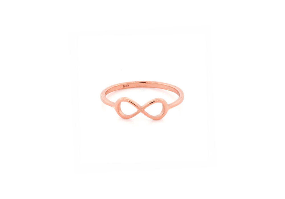 Gold-Dipped Thin Infinity Ring