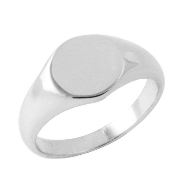 Sterling Silver Mini Signet Ring Unisex