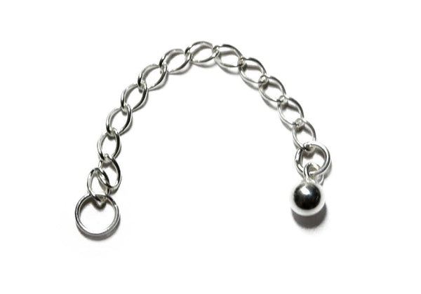 Sterling Silver 2 inch Chain Extender for Necklaces