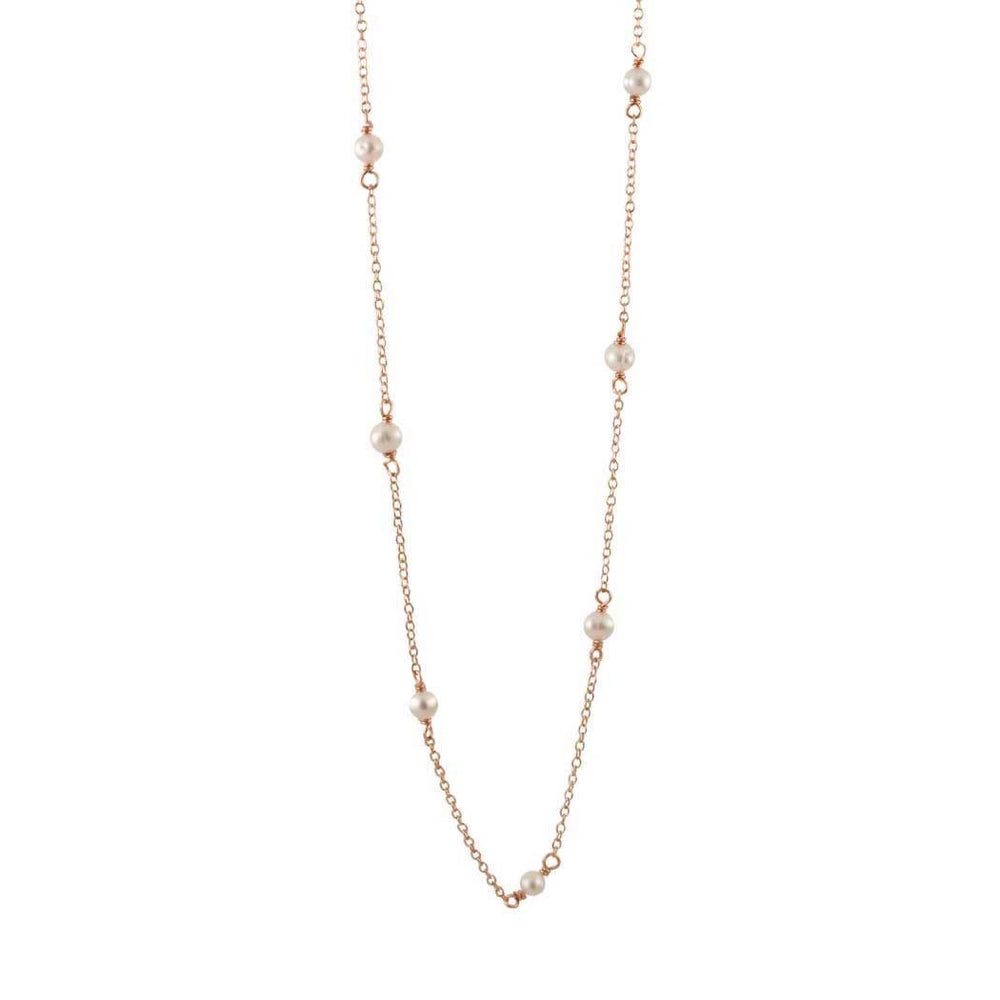 Rosy Pearl Choker Necklace