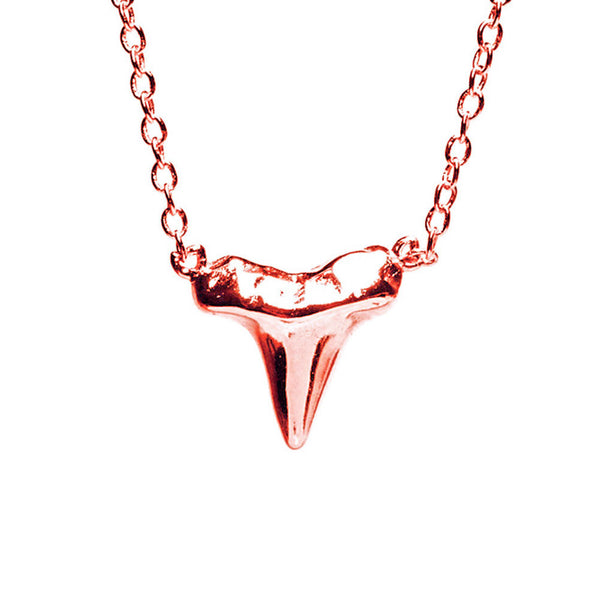 Mini Rosy Shark Tooth Necklace