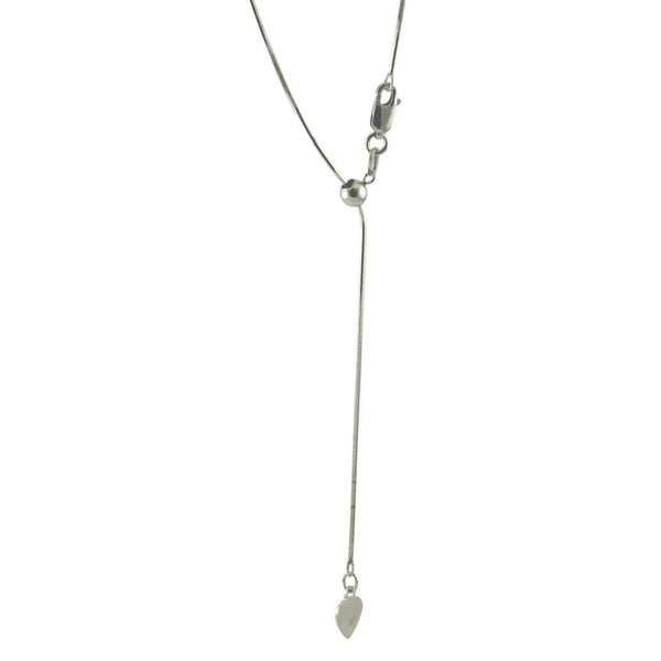 Adjustable Sterling Silver Chain Necklace