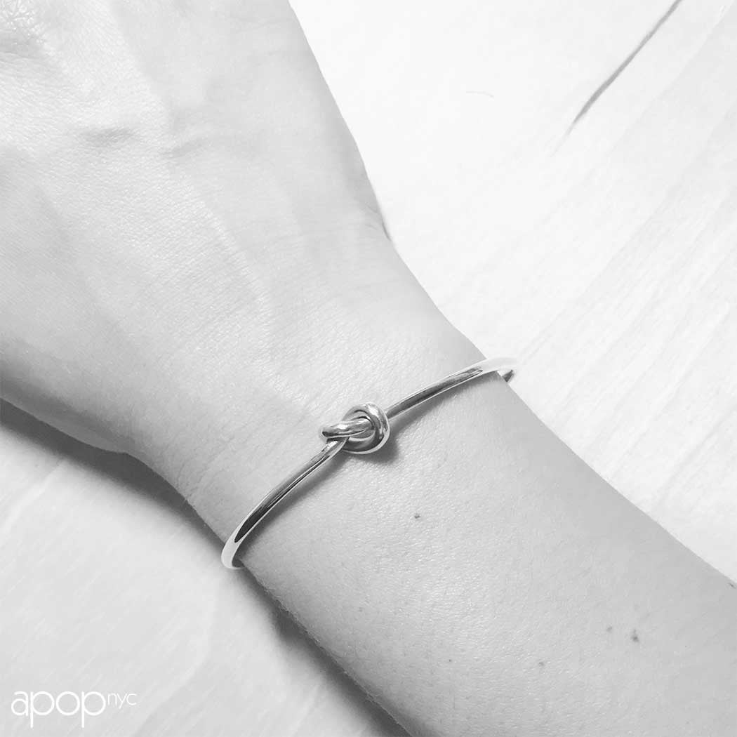 Sterling "Knott" Cuff Bracelet
