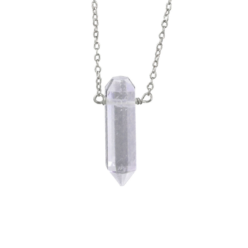 Sterling Silver Krystal Spike Necklace