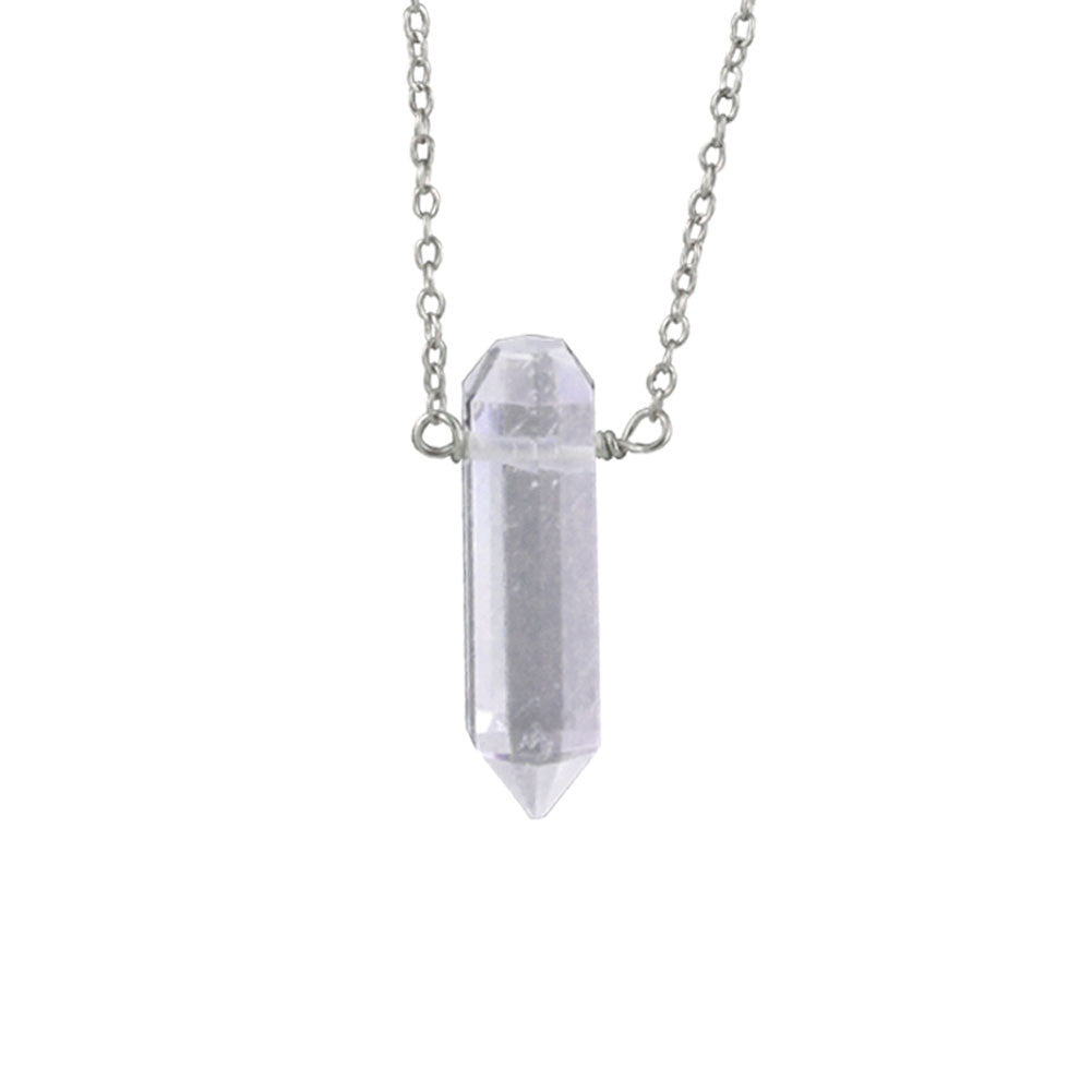 Sterling Silver Krystal Spike Necklace