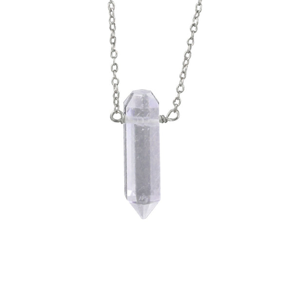 Sterling Silver Krystal Spike Necklace