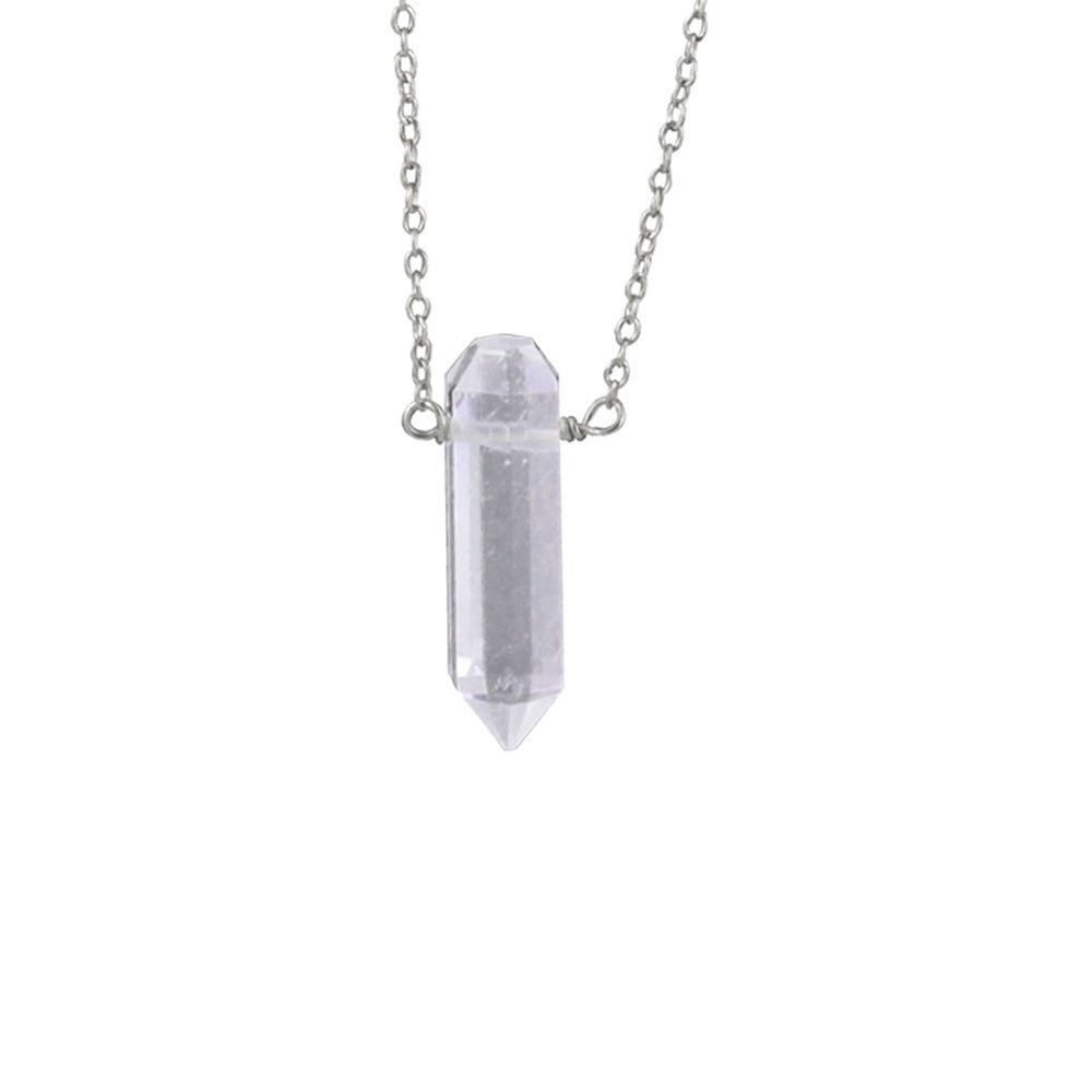 Sterling Silver Krystal Spike Necklace