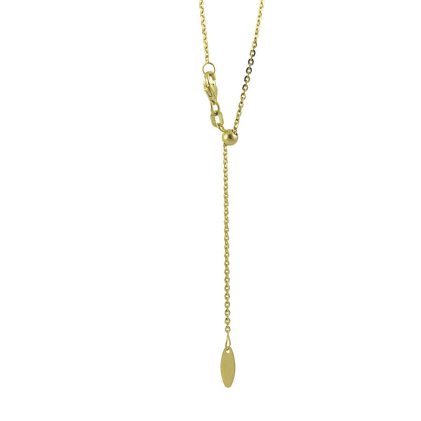 14k Gold Adjustable Chain Necklace