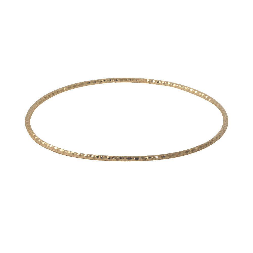 "Galaxy" Gold-Dipped Bangle Bracelet Slim