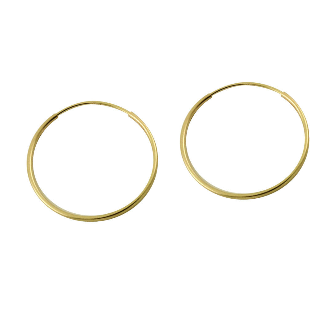 14k Gold Small Hoop Earrings