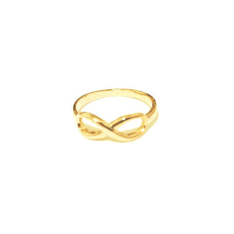 Gold-Dipped Infinity Ring