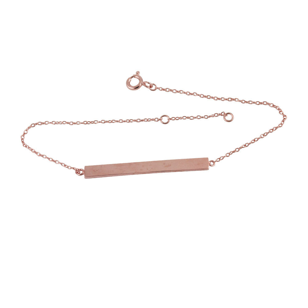 "Stripe" Rosy Bar Bracelet
