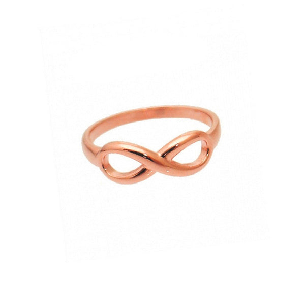 Rosy Infinity Ring