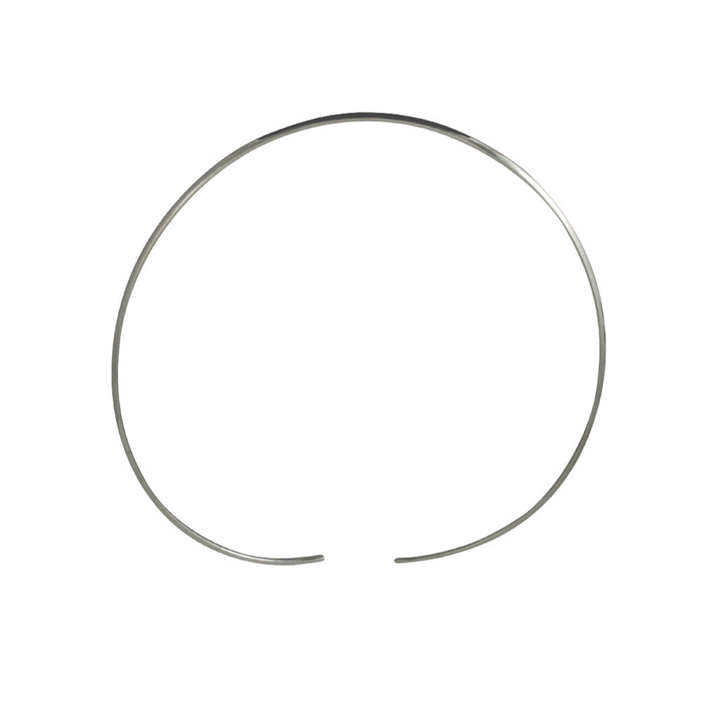 Sterling Silver Thin Cuff Choker Collar Necklace
