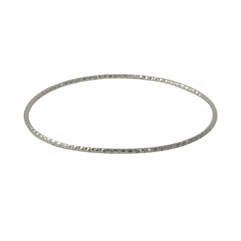 "Galaxy" Sterling Silver Bangle Bracelet Slim