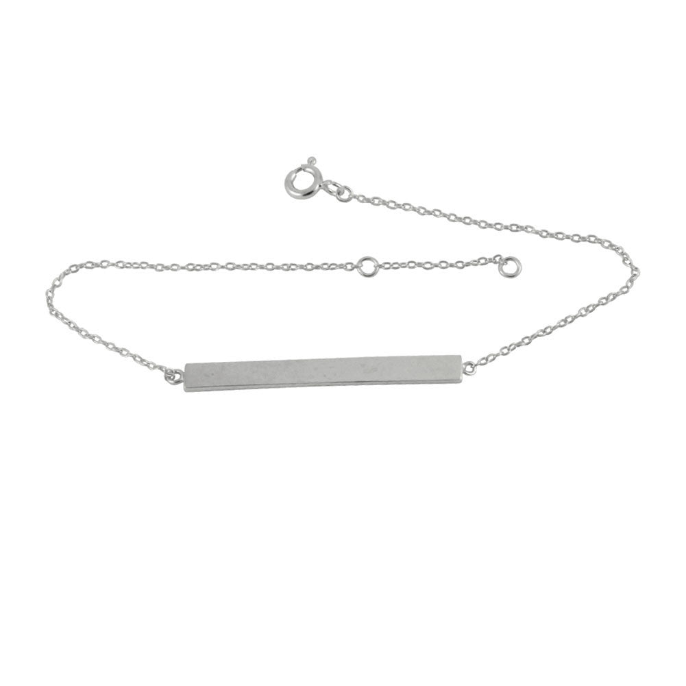 "Stripe" Sterling Silver Bar Bracelet