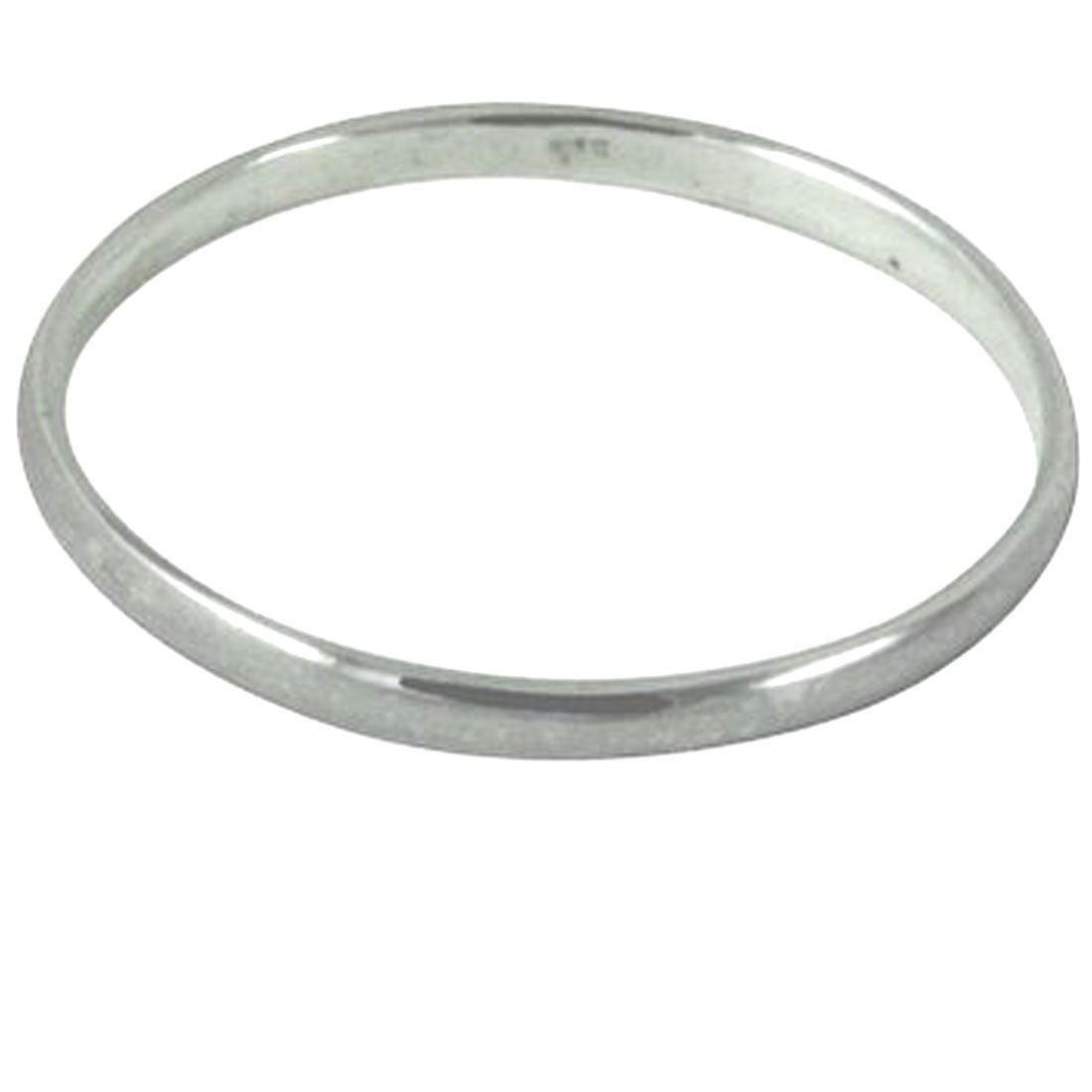 "Whispers" Sterling Silver Thin Band Midi Ring 2mm