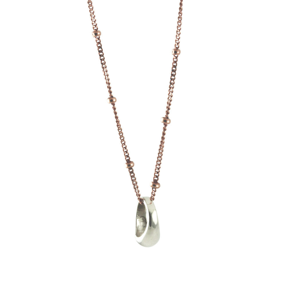 Sterling Silver Reminder Ring Necklace