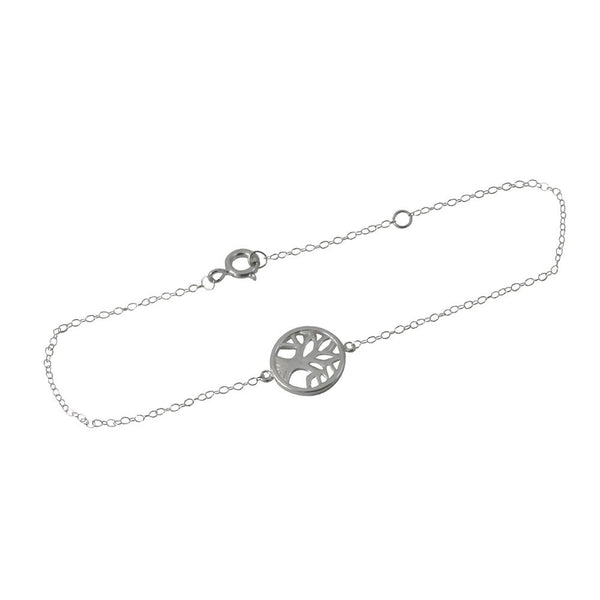 Sterling Silver Tree of Life Bracelet 7 inch