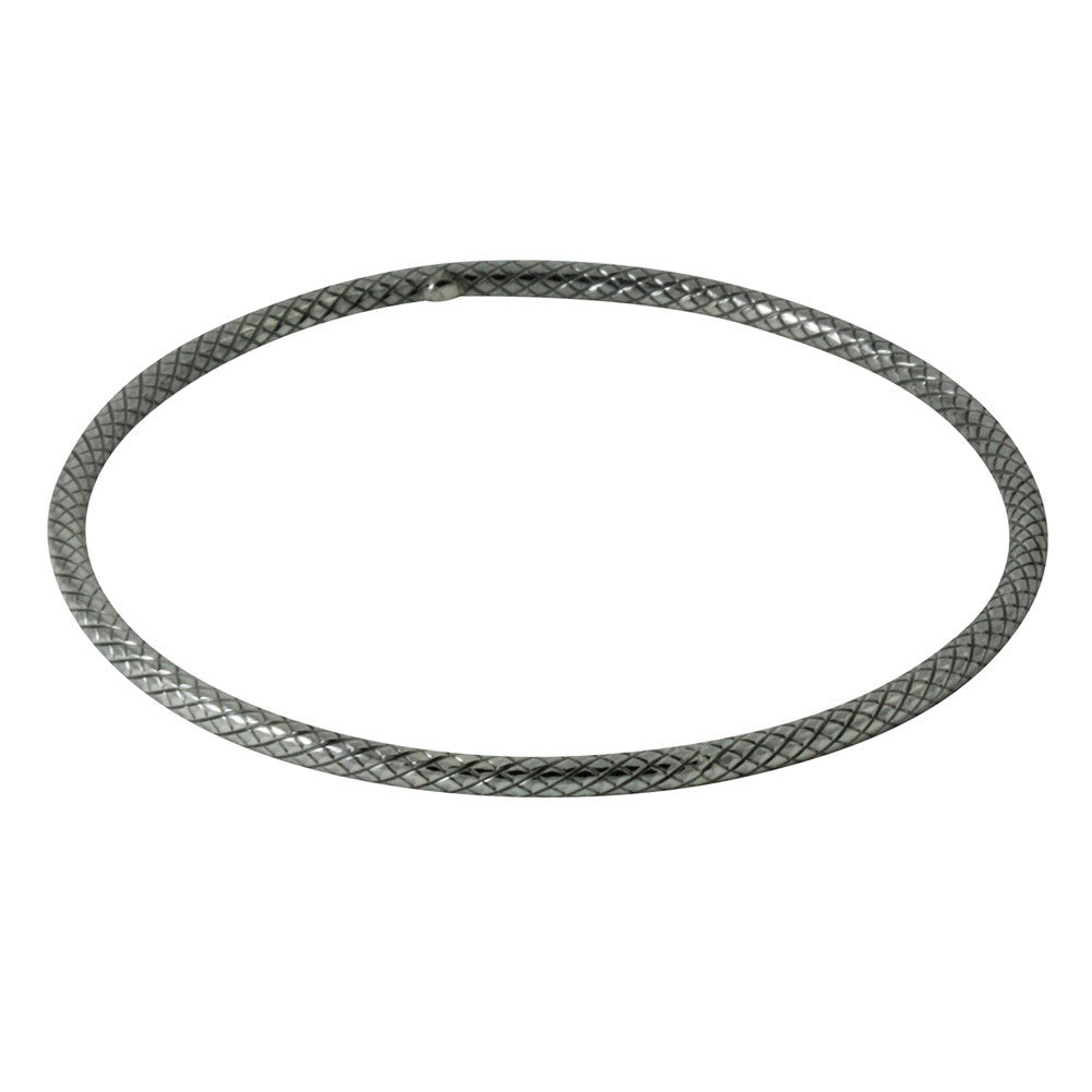 "Chloe" Sterling Silver Bangle Bracelet Slim