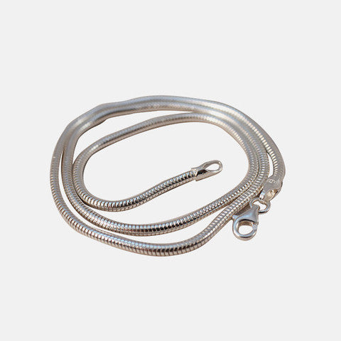 Sterling Silver Round Snake Chain 